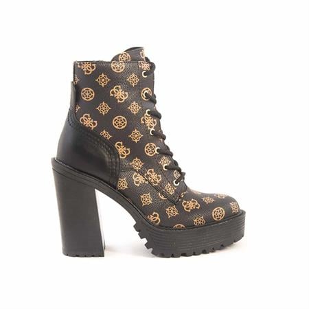 Guess Kadın Vegan Kauçuk Taban Kahverengi Günlük Ayakkabı