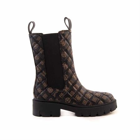 Guess Kadın Vegan Kauçuk Taban Kahverengi Günlük Ayakkabı