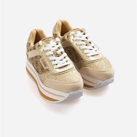 Guess Kadın Vegan Bej-Kahverengi Spor & Sneaker Ayakkabı