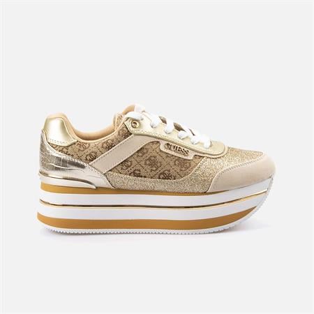 Guess Kadın Vegan Bej-Kahverengi Spor & Sneaker Ayakkabı