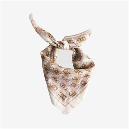 Guess Karnilla Logolu Kadın Beyaz Eşarp AW5454SIL03