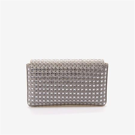 Guess Kadın Gümüş Logolu Omuz Çantası HWIY9350700