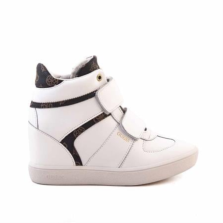 Guess Kadın Vegan Beyaz-Kahverengi Günlük Ayakkabı