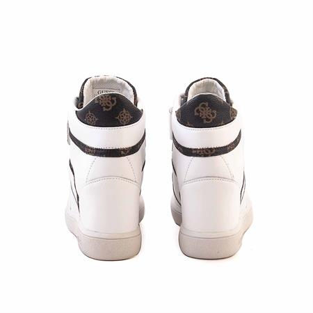 Guess Kadın Vegan Beyaz-Kahverengi Günlük Ayakkabı