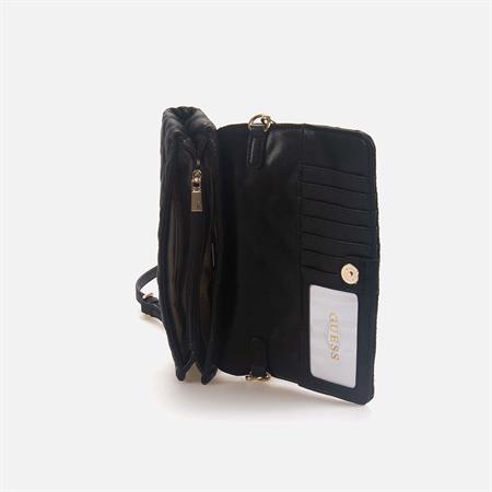 Guess Kadın Vegan Siyah Çapraz & Postacı Çanta