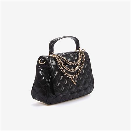 Guess Kadın Kapitoneli Kadın Siyah Omuz Çantası HWTG9673190