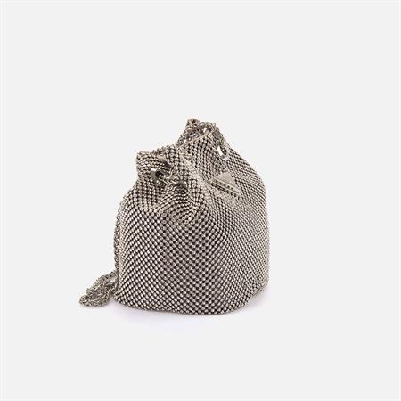 Guess Kadın Vegan Gümüş Omuz Çantası 