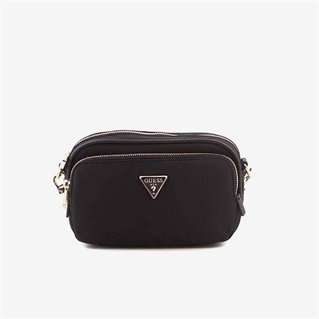 Guess Kadın Black Gemma Saffiano Mini Omuz Çantası HWEYG839572