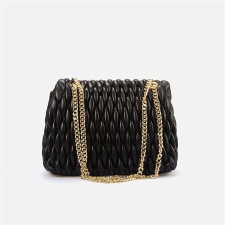 Guess Kadın Vegan Siyah Omuz Çantası 