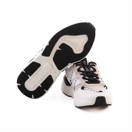 Guess Kadın Vegan Siyah - Beyaz Spor & Sneaker Ayakkabı