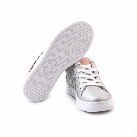 Guess Kadın Vegan Kauçuk Taban Gümüş Spor & Sneaker Ayakkabı