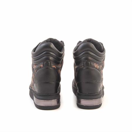 Guess Kadın Vegan Kauçuk Taban Siyah-Kahverengi Spor & Sneaker Bot Ayakkabı