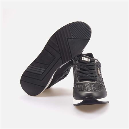 Guess Kadın Vegan Siyah-Altın Sarısı Spor & Sneaker Ayakkabı