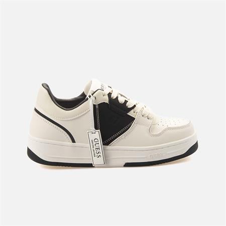 Guess Kadın Vegan Beyaz-Siyah Spor & Sneaker Ayakkabı