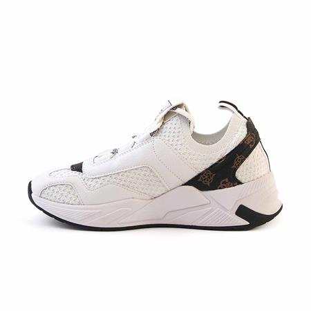 Guess Kadın Vegan Beyaz-Kahverengi Spor & Sneaker Ayakkabı