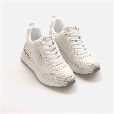 Guess Kadın Vegan Beyaz-Gri Spor & Sneaker Ayakkabı