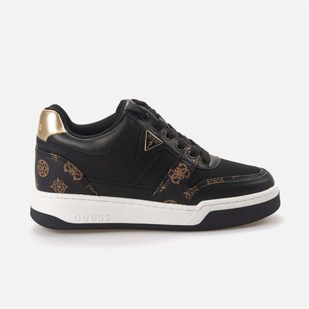 Guess Kadın Vegan Siyah-Kahverengi Spor & Sneaker Ayakkabı