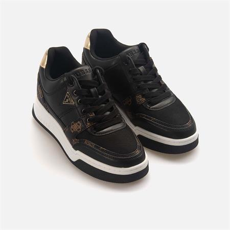 Guess Kadın Vegan Siyah-Kahverengi Spor & Sneaker Ayakkabı