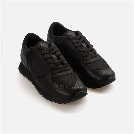 Guess Erkek Vegan Siyah Spor & Sneaker Ayakkabı