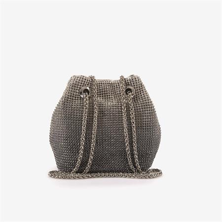 Guess Zalina Taşlı Mini Silver El Çantası HWOY9350750