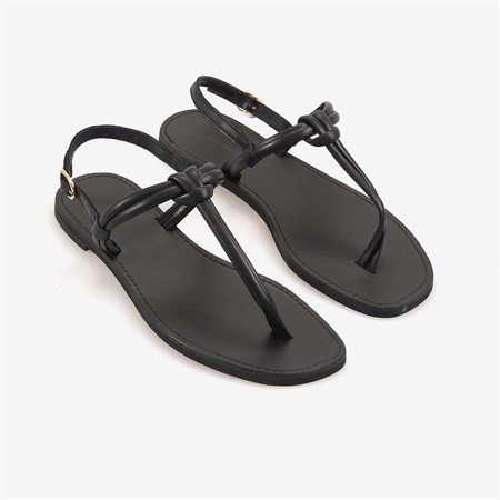 Hawen Angels Kadın 1cm Tpu Taban Deri Parmak Arası Sandalet 8920-04
