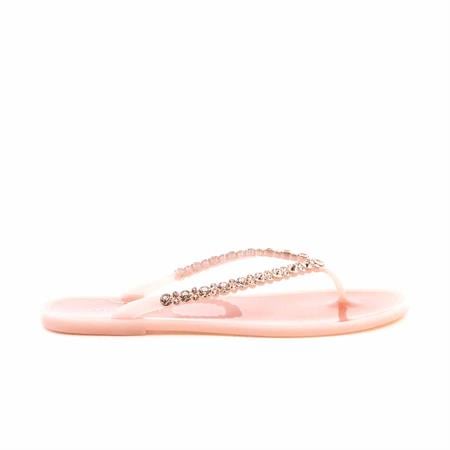 Menghi Kadın Pvc Pvc Taban Pembe Terlik Terlik