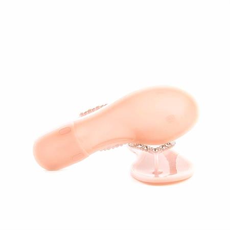 Menghi Kadın Pvc Pvc Taban Pembe Terlik Terlik