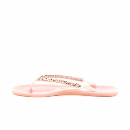 Menghi Kadın Pvc Pvc Taban Pembe Terlik Terlik