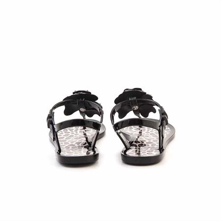 Menghi Kadın Pvc Pvc Taban Siyah Terlik Terlik