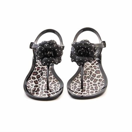 Menghi Kadın Pvc Pvc Taban Siyah Terlik Terlik