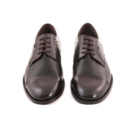 Mocassini Erkek Hakiki Deri Kösele Taban Kahverengi Klasik Ayakkabı