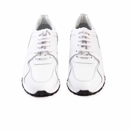 Mocassini Erkek Hakiki Deri Kauçuk Taban Beyaz Spor & Sneaker Ayakkabı