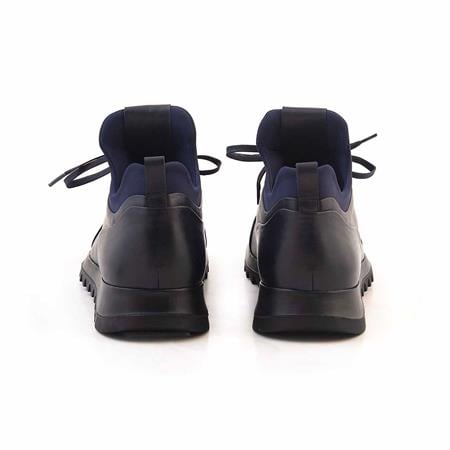 Mocassini Erkek Hakiki Deri Kauçuk Taban Lacivert Spor & Sneaker Ayakkabı