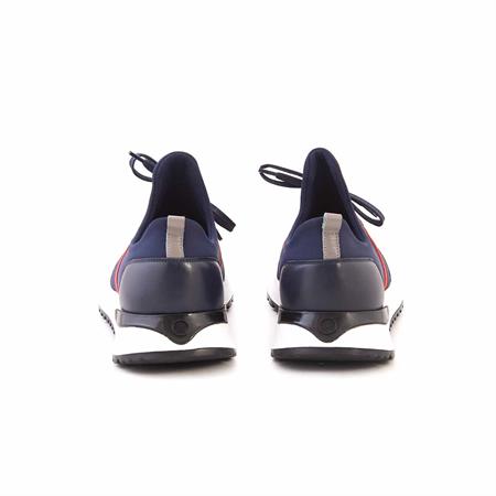 Mocassini Erkek Hakiki Deri Eva Taban Lacivert-Gri-Kırmızı Spor & Sneaker Ayakkabı