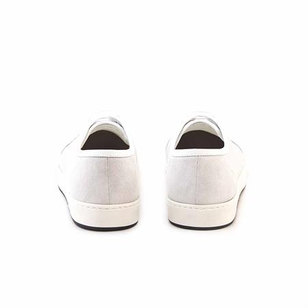 Mocassini Erkek Hakiki Deri Kauçuk Taban Beyaz Süet Spor & Sneaker Ayakkabı