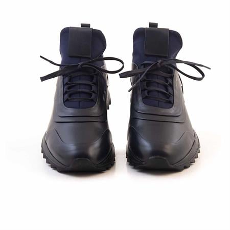 Mocassini Erkek Hakiki Deri Kauçuk Taban Lacivert Spor & Sneaker Ayakkabı