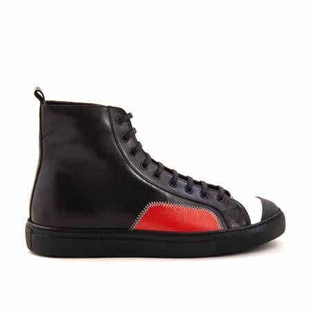 Mocassini Erkek Hakiki Deri Kauçuk Taban Siyah Spor & Sneaker Ayakkabı