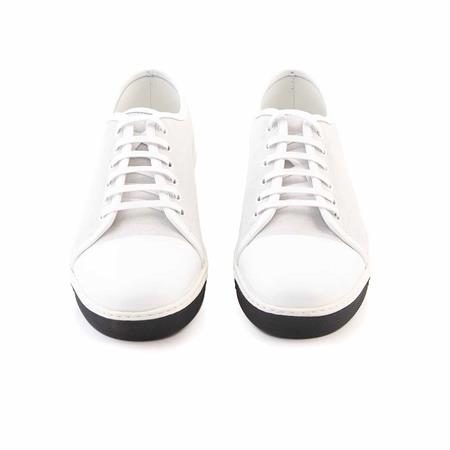 Mocassini Erkek Hakiki Deri Kauçuk Taban Beyaz Süet Spor & Sneaker Ayakkabı