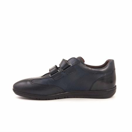 Mocassini Erkek Hakiki Deri Kauçuk Taban Lacivert Spor & Sneaker Ayakkabı