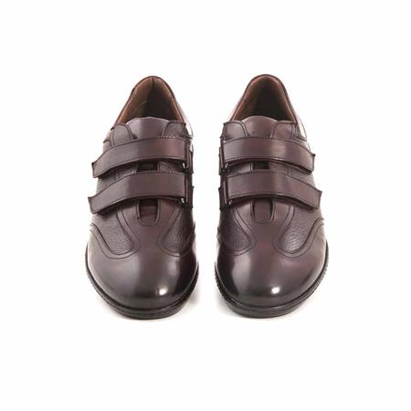 Mocassini Erkek Hakiki Deri Kauçuk Taban Bordo Spor & Sneaker Ayakkabı