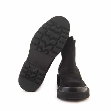 Mocassini Erkek Hakiki Deri Eva Taban Siyah Süet Bot 