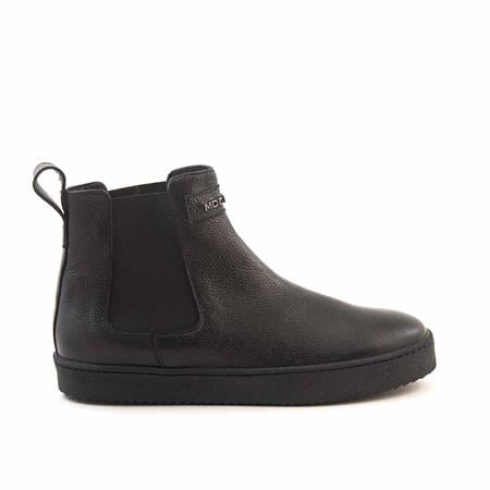 Mocassini Erkek Hakiki Deri Kauçuk Taban Siyah Bot 