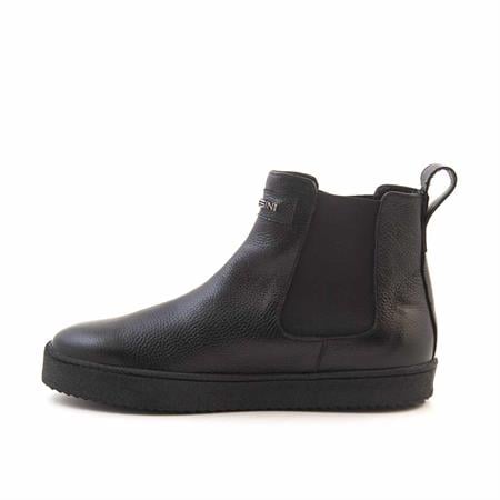 Mocassini Erkek Hakiki Deri Kauçuk Taban Siyah Bot 