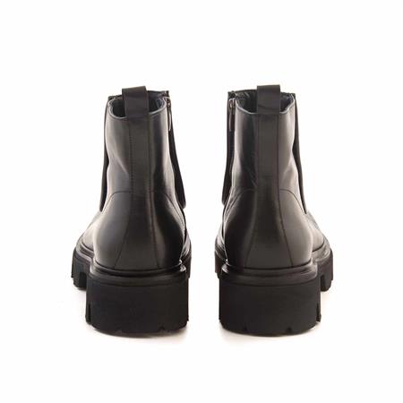 Mocassini Erkek Hakiki Deri Eva Taban Siyah Bot 