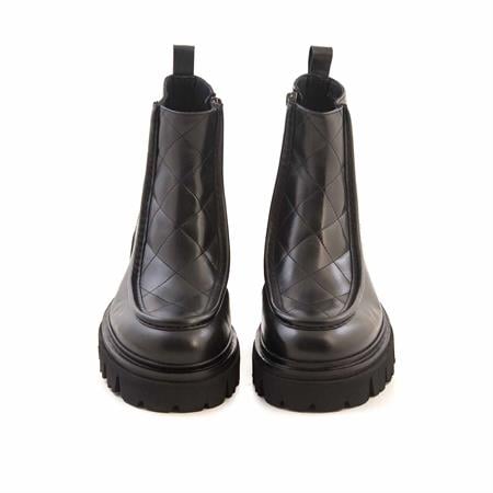 Mocassini Erkek Hakiki Deri Eva Taban Siyah Bot 