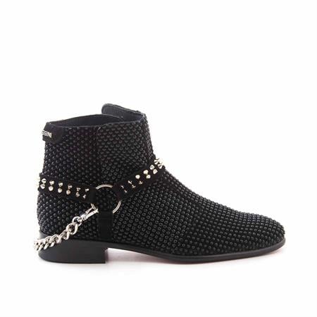 Mocassini Erkek Hakiki Deri Enjeksiyon Kösele Taban Siyah Bot 