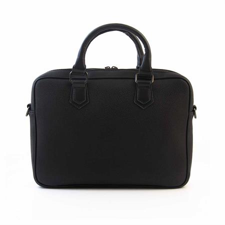 Mocassini Erkek Hakiki Deri Siyah Kamuflaj Evrak Çantası 