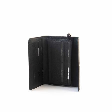 Mocassini Erkek Hakiki Deri Siyah Cüzdan Cüzdan