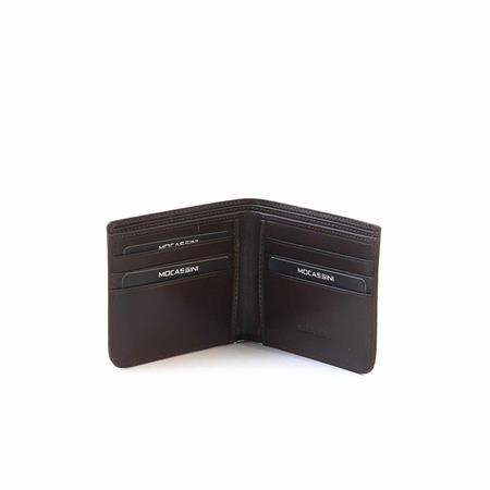 Mocassini Erkek Hakiki Deri Kahverengi Cüzdan Cüzdan