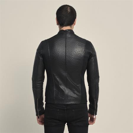 Mocassini Erkek Hakiki Deri Kösele Taban Siyah Deri Mont